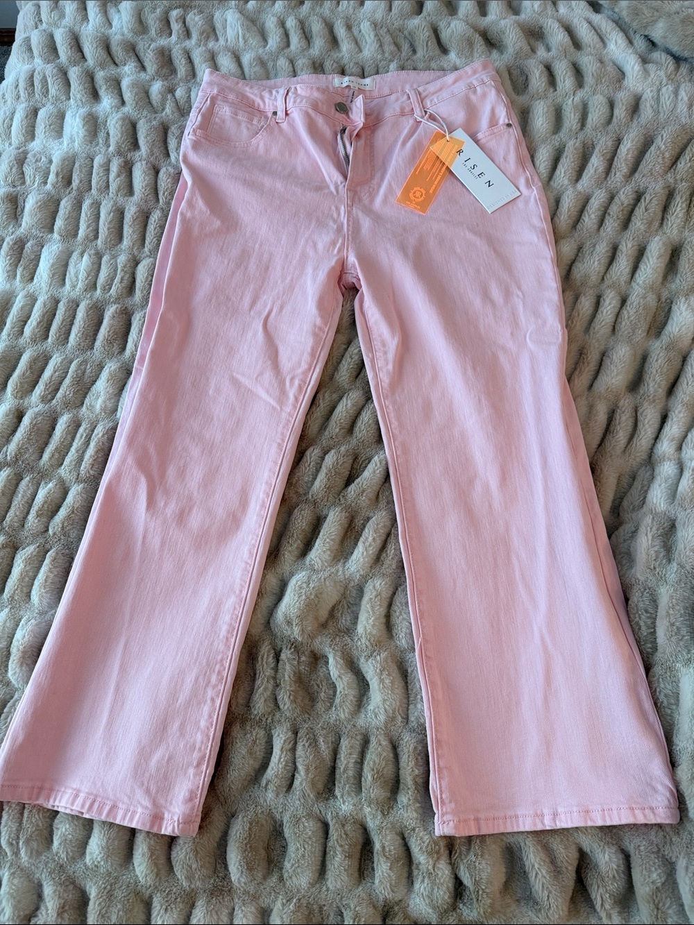 Pink Women's Bootcut Jeans 1X